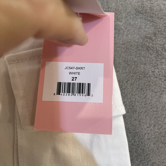 NWT Juicy Couture Women's Size 27 Mini White Cargo Skirt with Belt JC547-SKRT - Picture 8 of 16